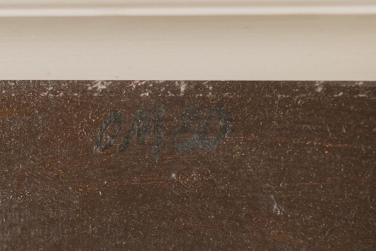 OLAV MARAN, oil on board, signed and dated-80.