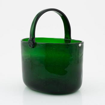 Kaj Franck, skål, "Sargasso", glas, signerad Nuutajärvi Notsjö. 1960/70-tal.