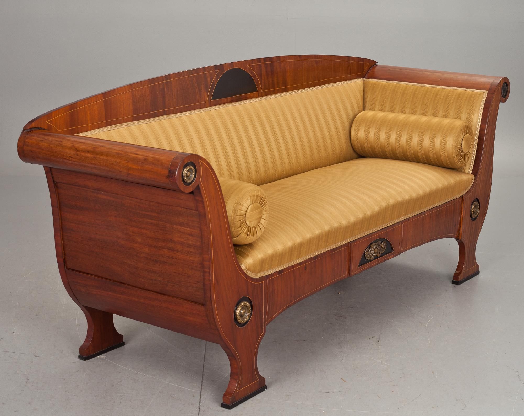 SOFFA, empire trol. Danmark. 1800-talets första hälft.