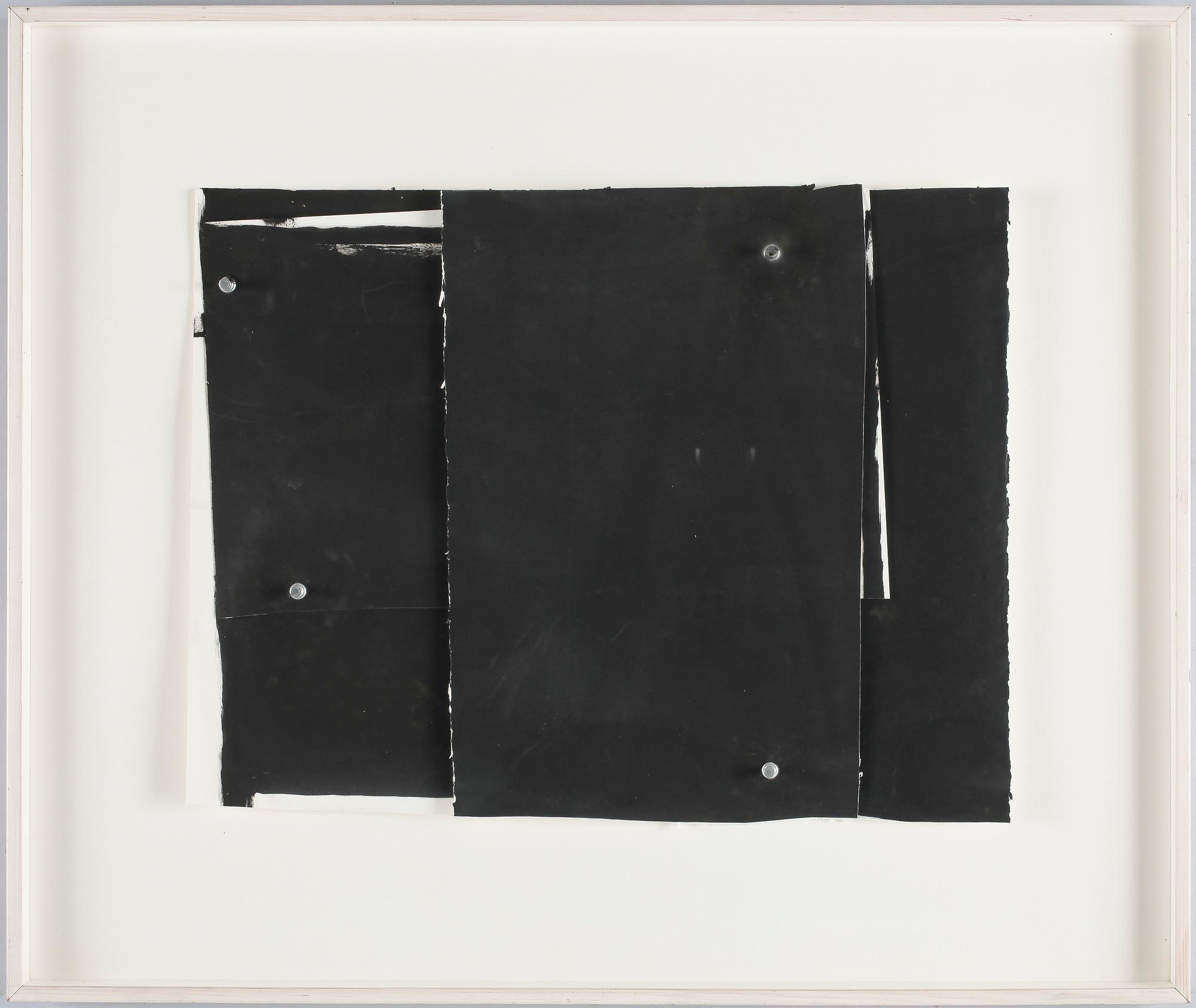 RICHARD NONAS, collage och blandteknik. Sign och dat 1981 a tergo.