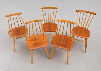 STOLAR, 5 st (3+2), bl a Fanett, Tapio Wirkkala, 1900-talets andra hälft.