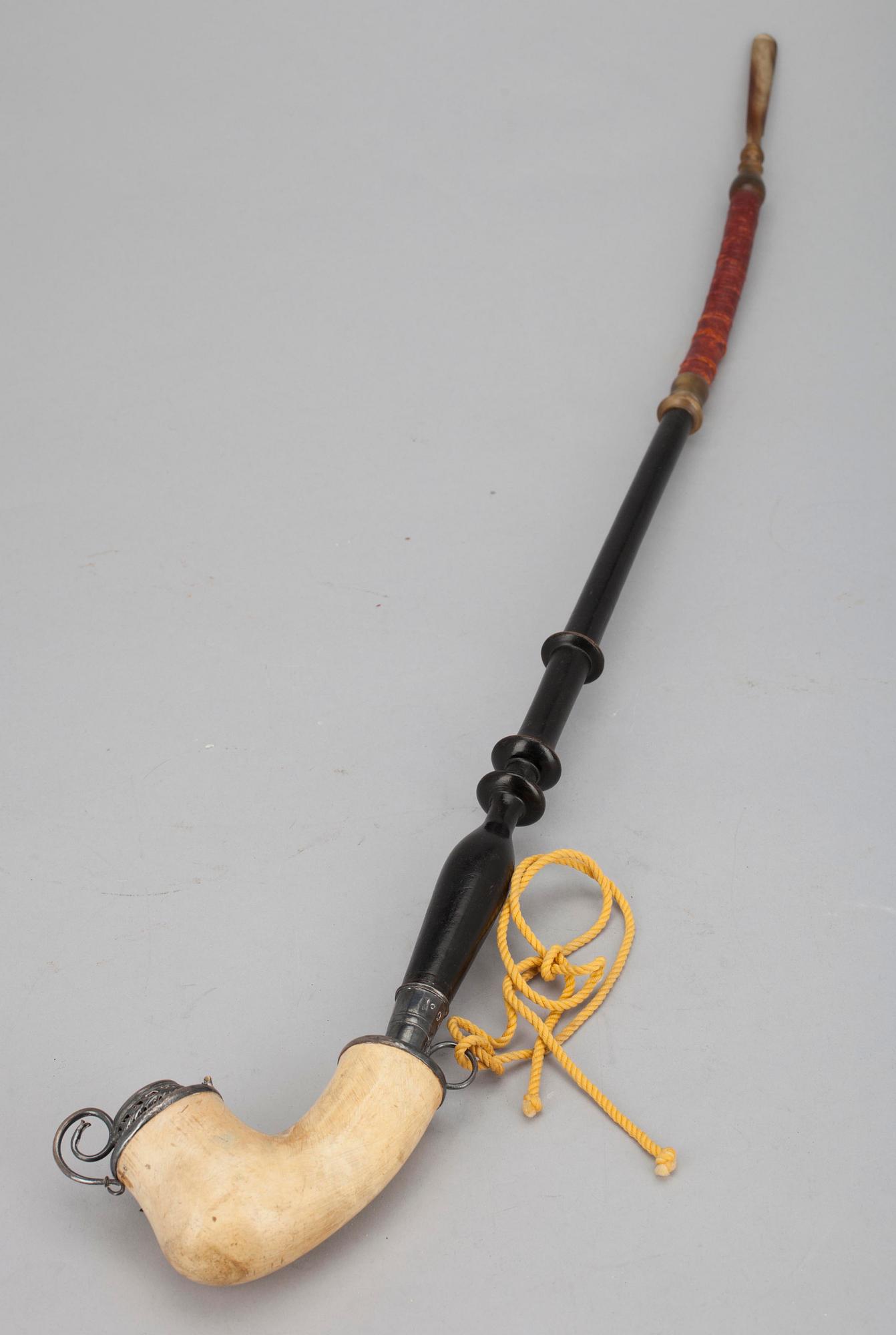 PIPA, silverbeslag, otydliga finska stämplar 1835.