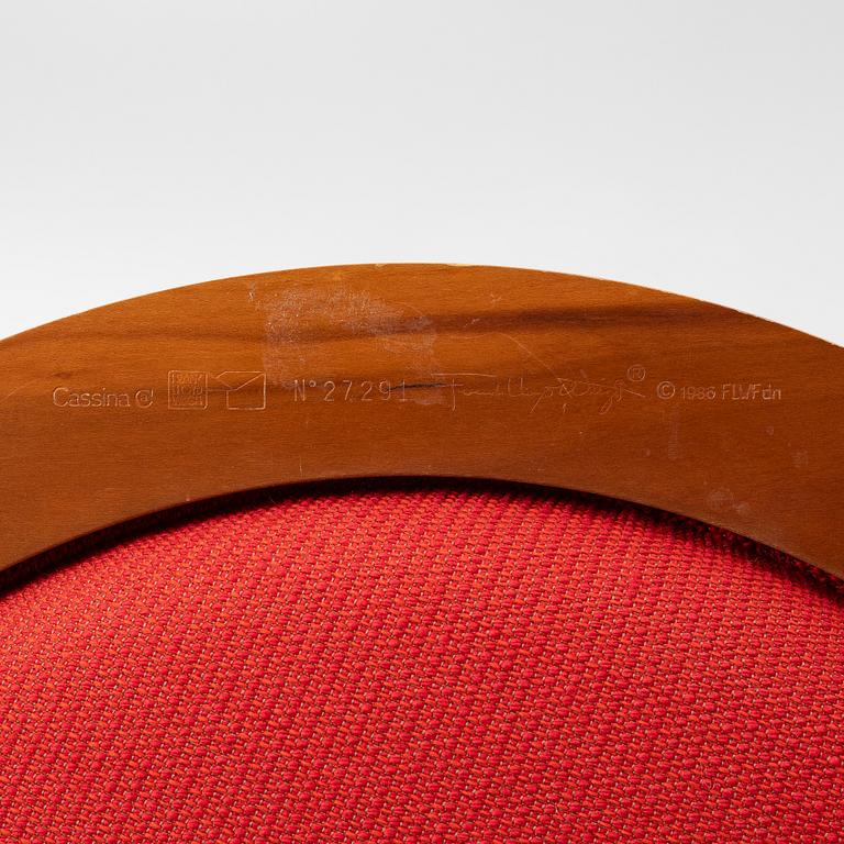 Frank Lloyd Wright, karmstol, modellnummer 606, "Barrel", Cassina.