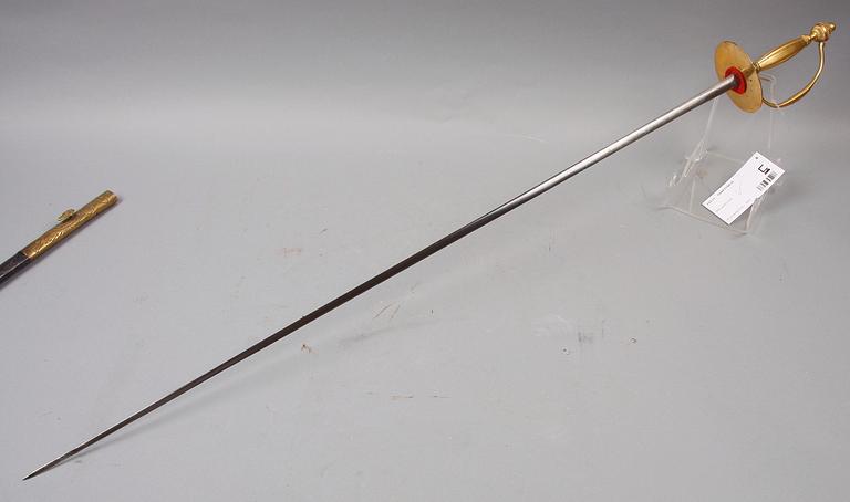 DRÄKTVÄRJA, sk studentvärja 1800-tal.
