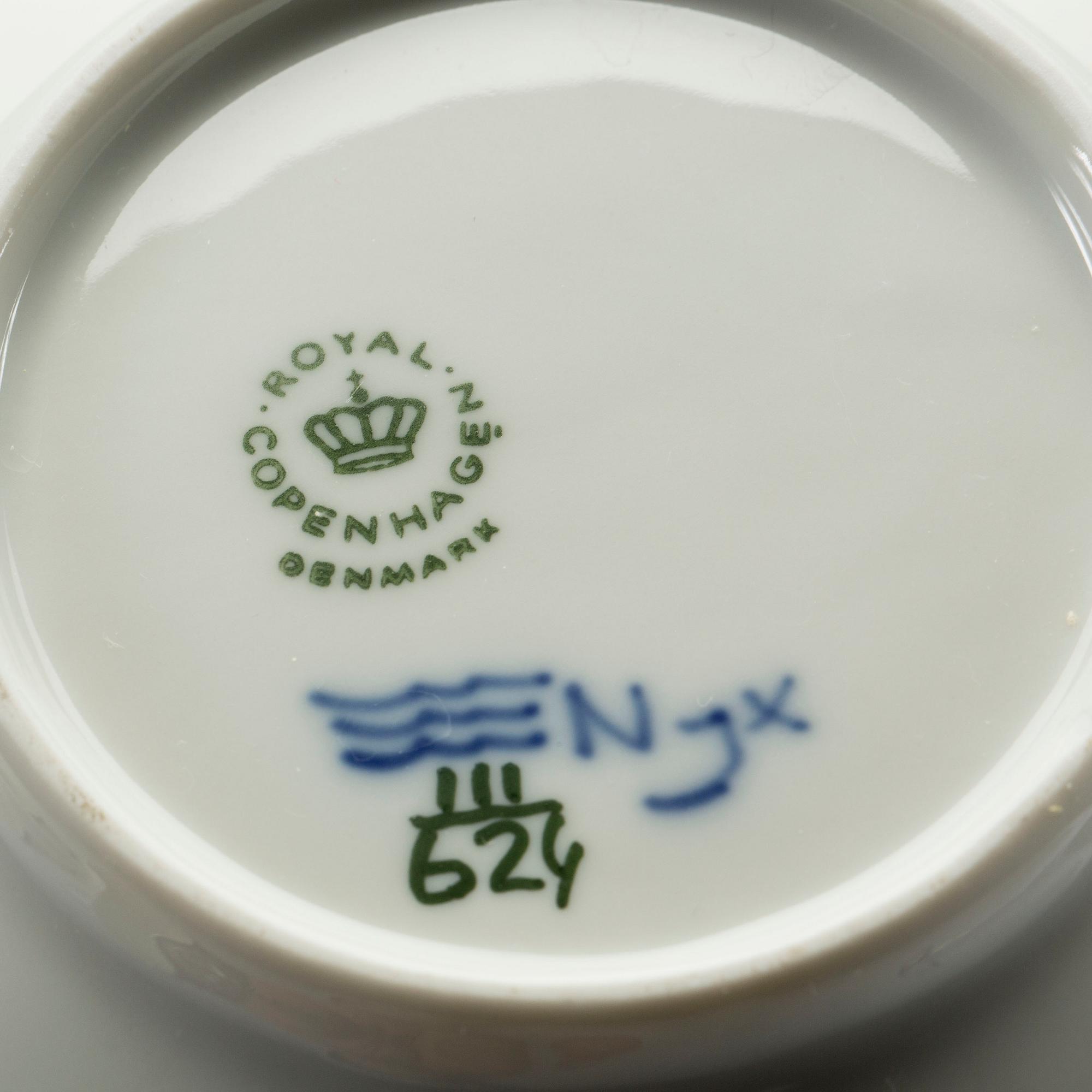 KAFFESERVIS, porslin. 23 delar, Royal Copenhagen.