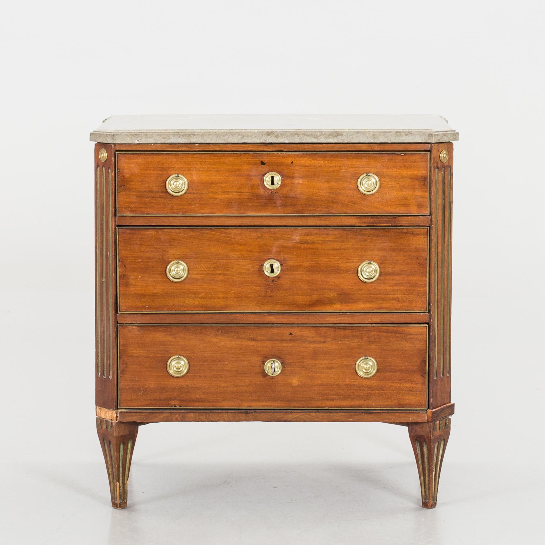 A swedish gustavian Drawer 18th century.