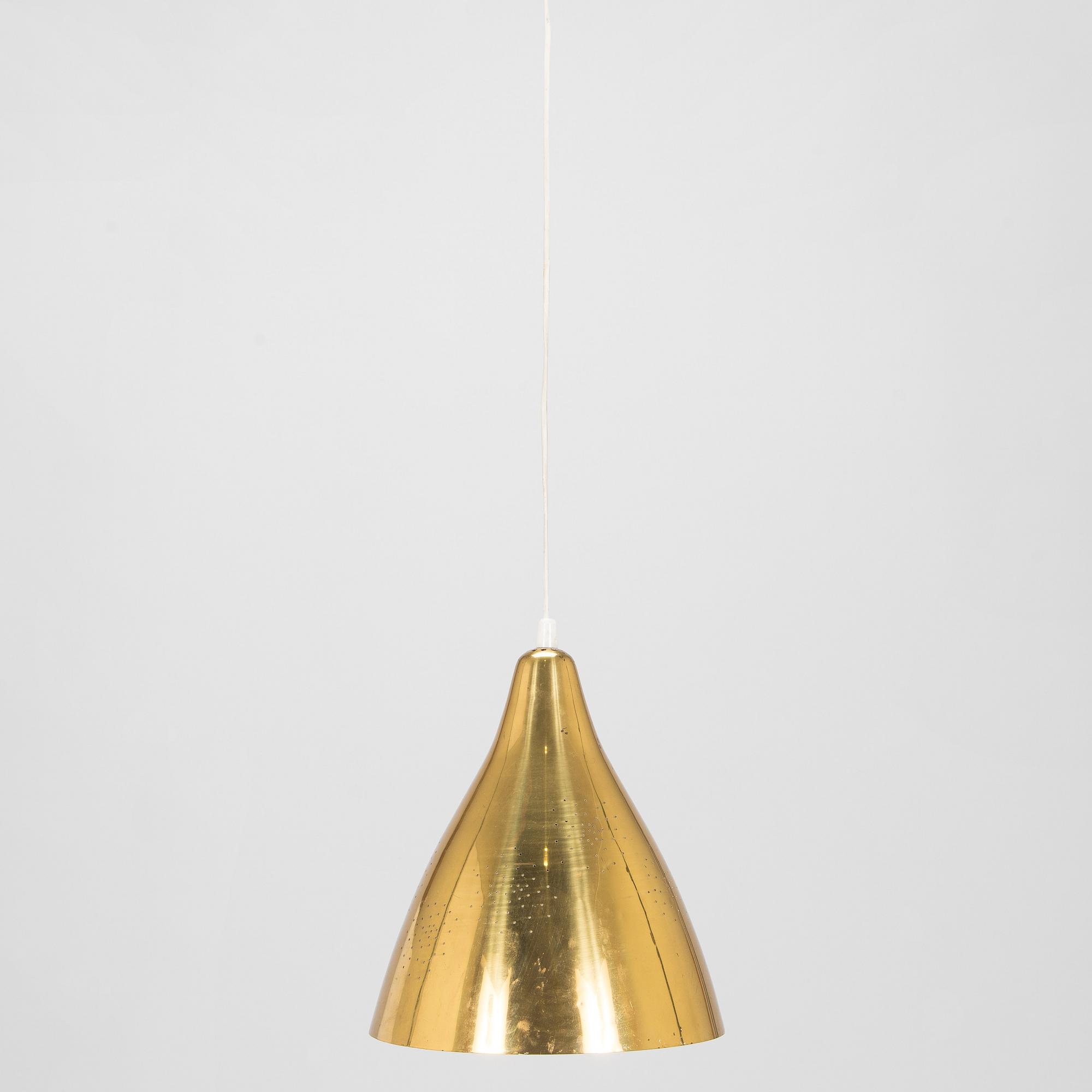 Lisa Johansson-Pape, a mid-20th century pendant light, model 1314, Stockmann Orno, Finland.