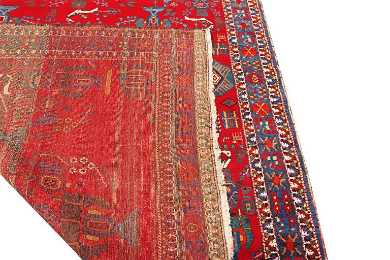 An Afshar rug, a. 237 x 176 cm.