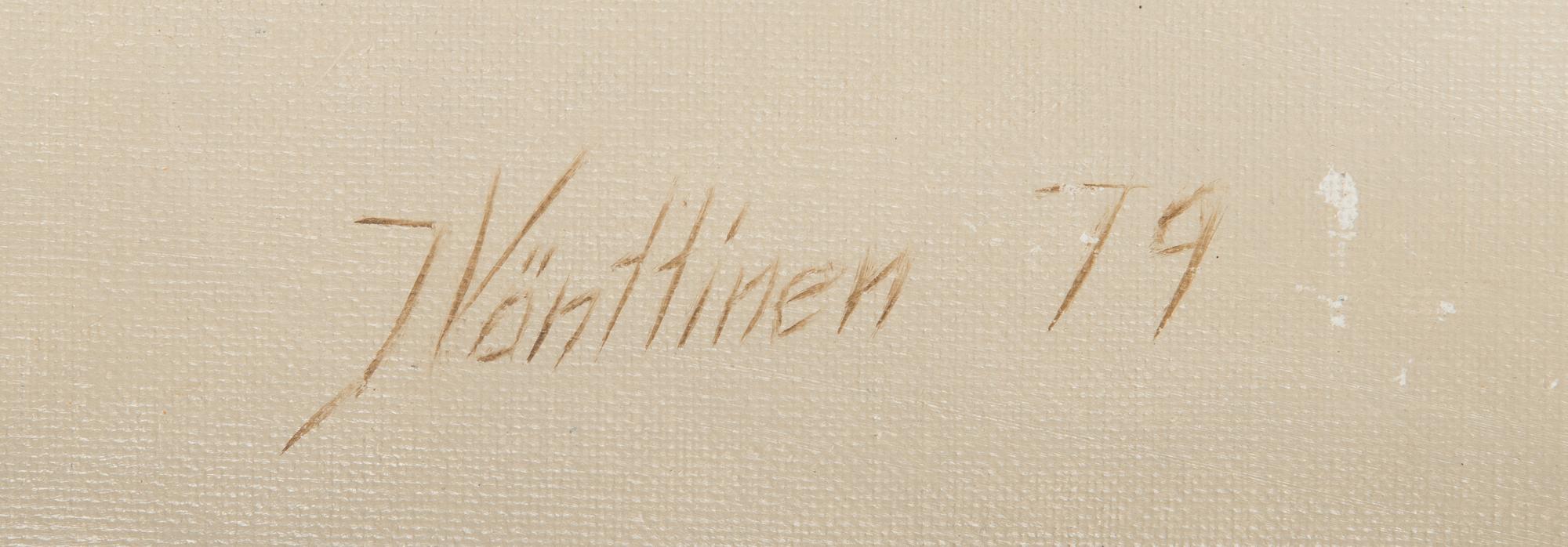 Jukka Vänttinen, oil on canvas, signed and dated -79.
