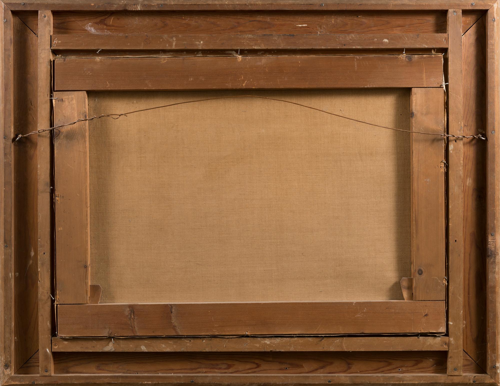 OKÄND KONSTNÄR 1800-TAL, Dusseldorfskolan, olja på duk, otydligt signerad.