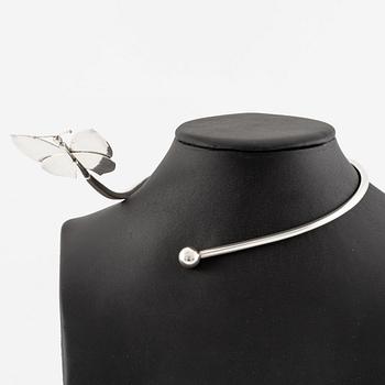 Sigurd Persson, a necklace, sterling silver with gilding, Stockholm 1995.