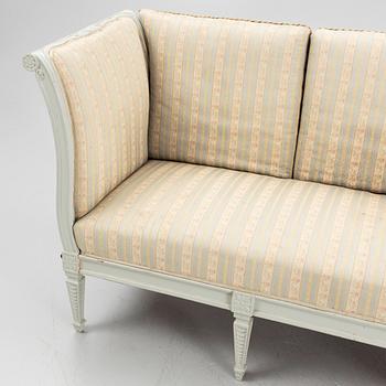 A Gustavian style sofa, 19th Century.