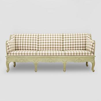 Trågsoffa, allmoge, 1800-talets senare hälft.