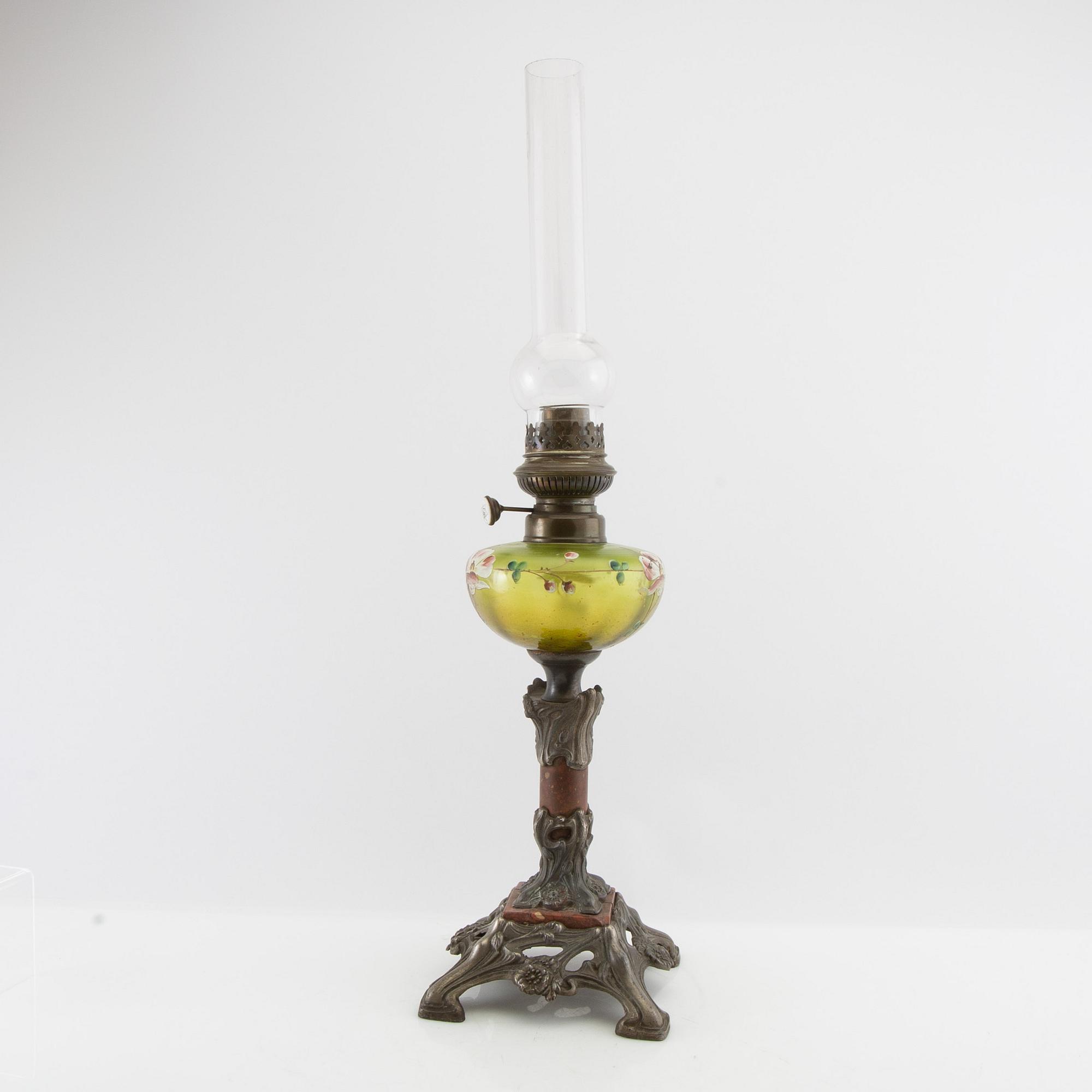 Table foot lamp, Art Nouveau, early 20th century.