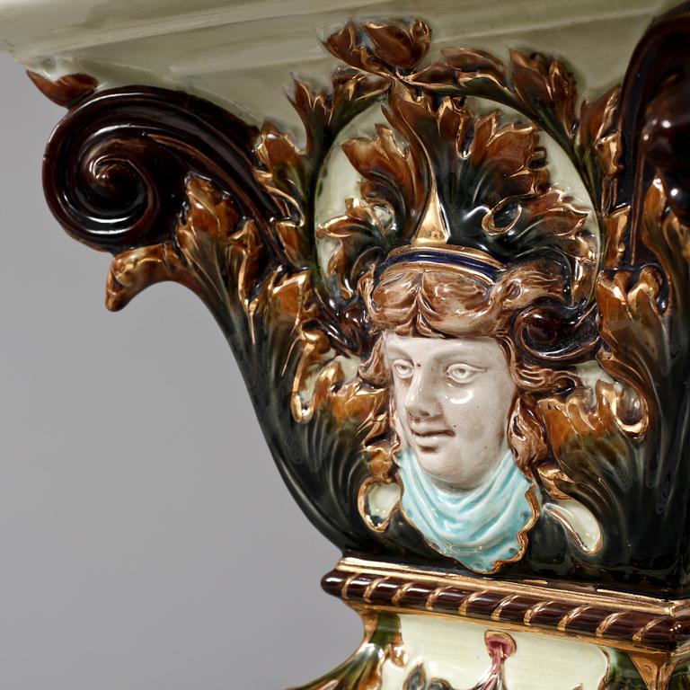 PIEDESTAL, flintgods, Rörstrand, 1800-talets slut.