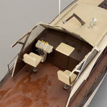 A Graupner mid 20th Century model boat.