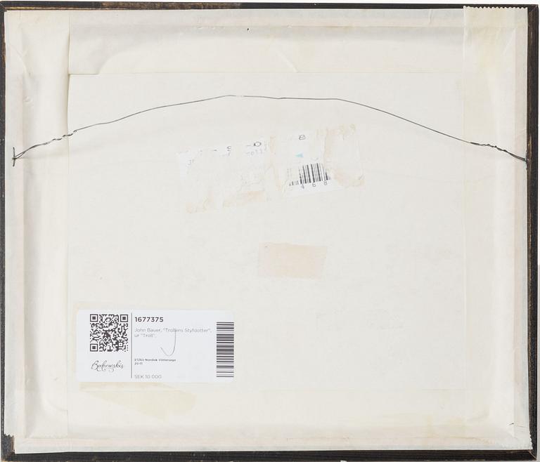 John Bauer, "Trollens Styfdotter".