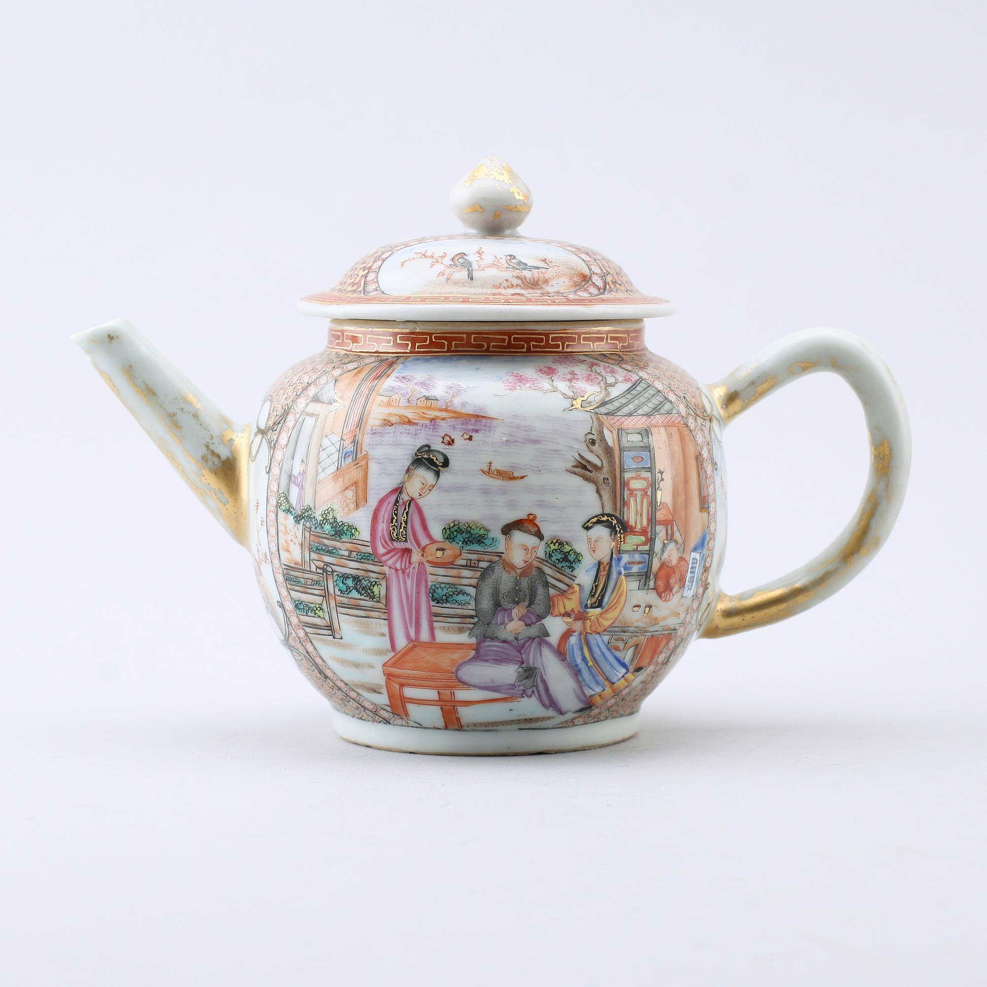 TEKANNA, porslin, Kina, Qianlong (1736-1795).