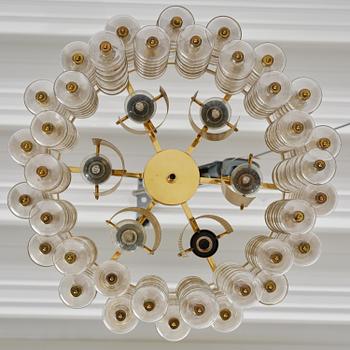 Hans-Agne Jakobsson, an "Estrella" ceiling lamp model "T 580", Hans-Agne Jakobsson AB, Markaryd, 1960s-70s.