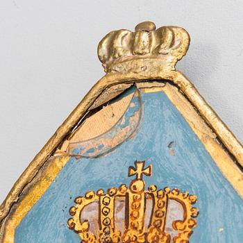 LJUSLAMPETTER, ett par, gustavianska, ett par, 1700-talets slut.