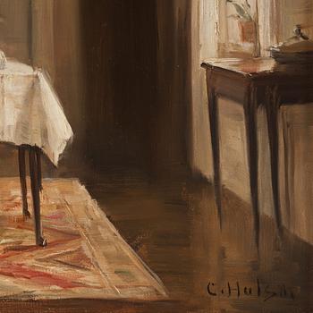 Carl Holsoe, Matsalsinteriör.