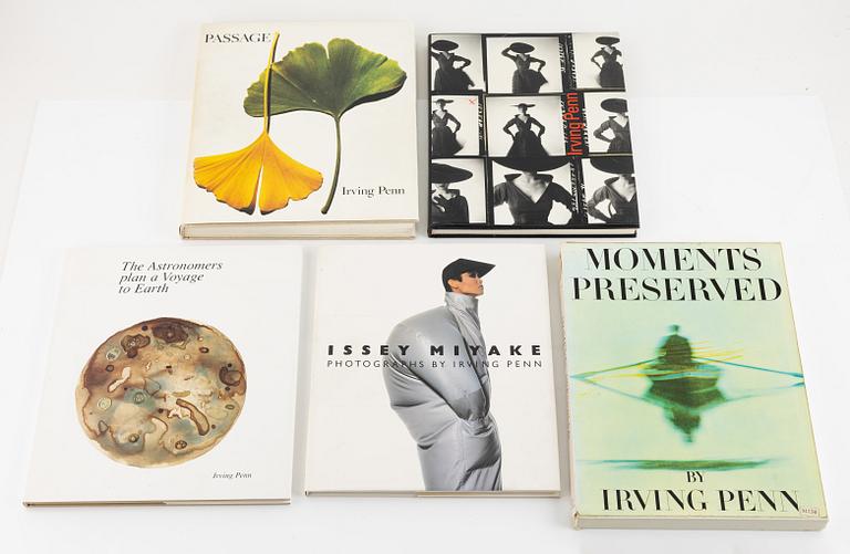 Irving Penn, collection of photo books and publications, 23 parts.