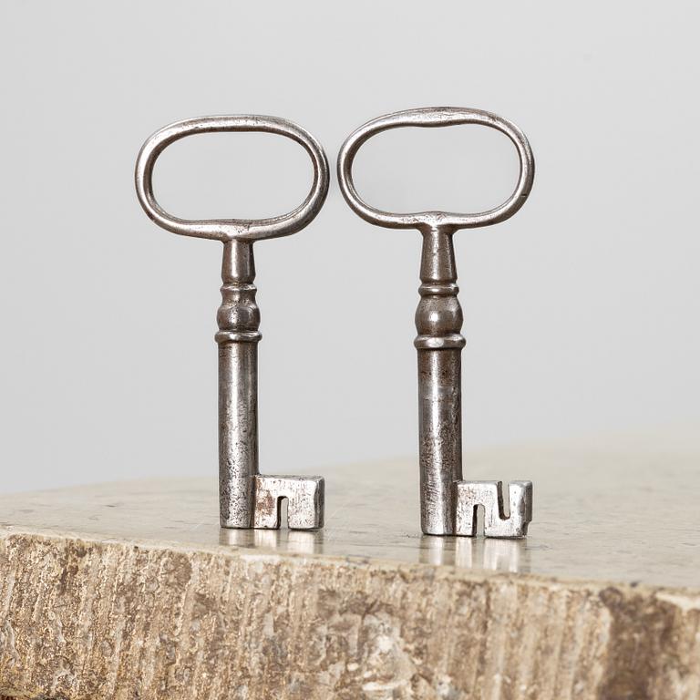 Secretary, late Gustavian, late 18th century, signed.