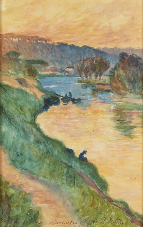 Helmer Osslund, "Vårkväll vid Meudon" (Spring Evening at Meudon).