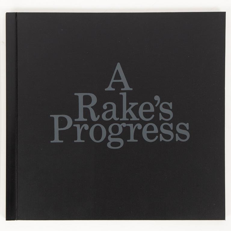 David Hockney, bok, "A Rake´s Progress - A Poem in Five Sections".