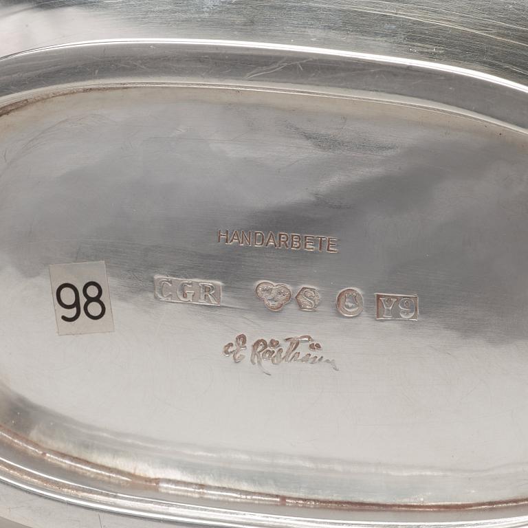 A Swedish 20th century silver bowl, mark of Eric Råström, CGR, Stockholm 1973.