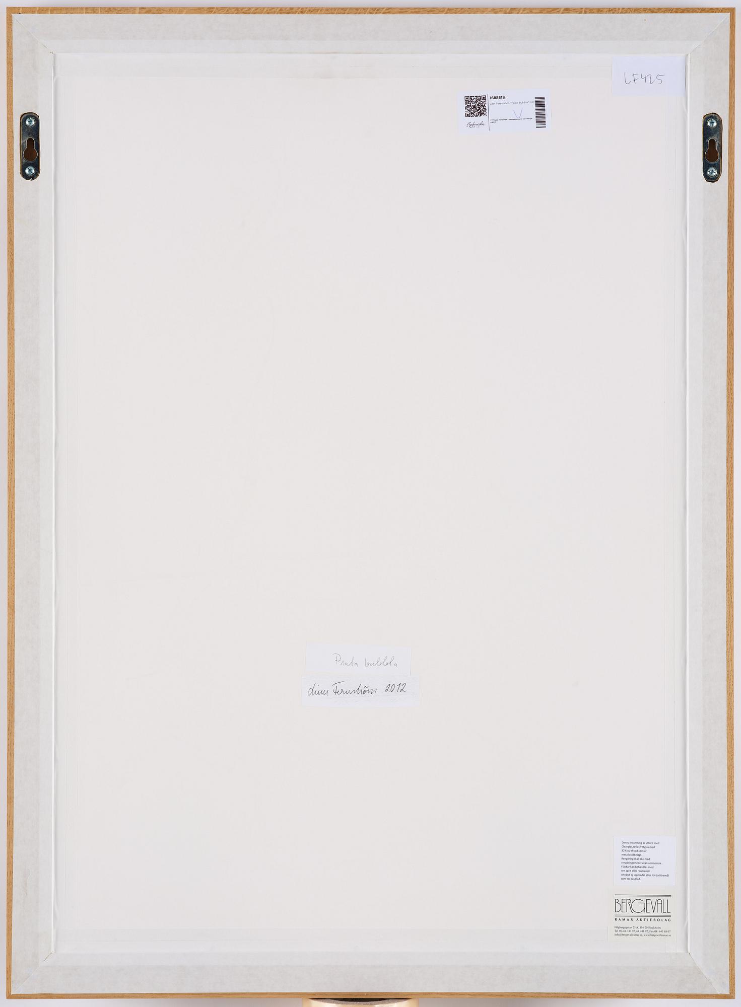 Linn Fernström, "Prata bubbla".