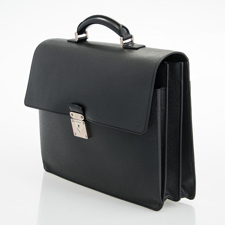 Louis Vuitton, A Black Taiga 'Neo Robusto 2 Compartment Briefcase.