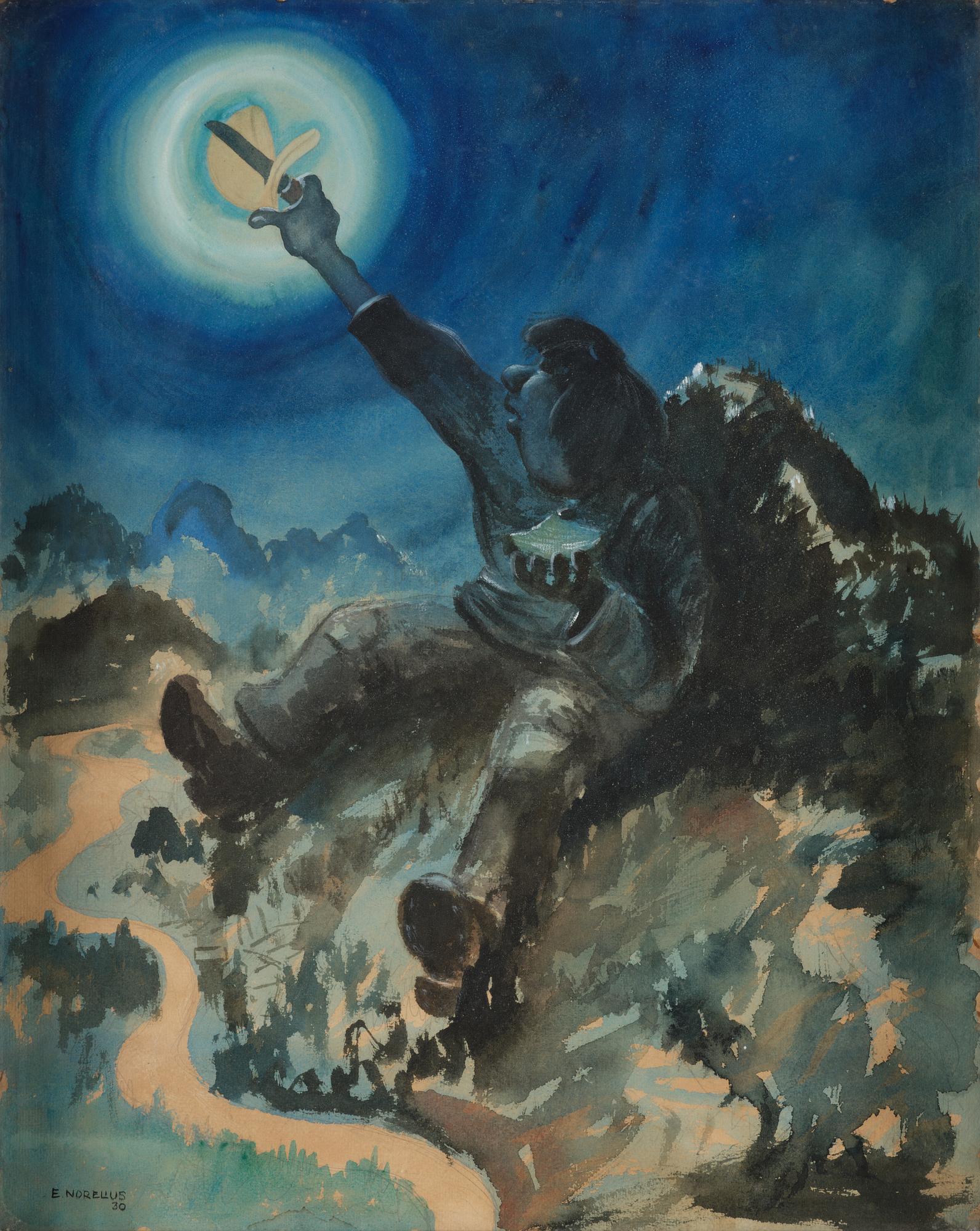 Einar Norelius, Story Motif.