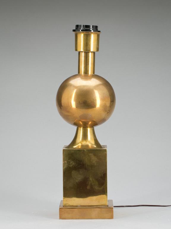 BORDSLAMPA, mässing, Italien.