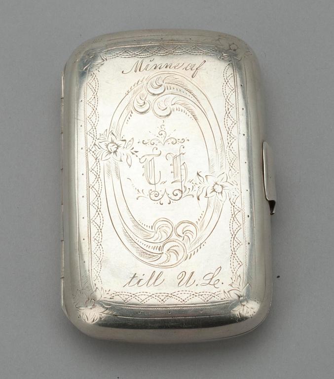 DOSA, silver, Hjalmar Fagerroos, Helsingfors 1882. Vikt 75 g.