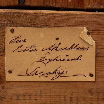 A cabinet, probably Johannes Fundberg, Dalsland, first half of the 19th Century.