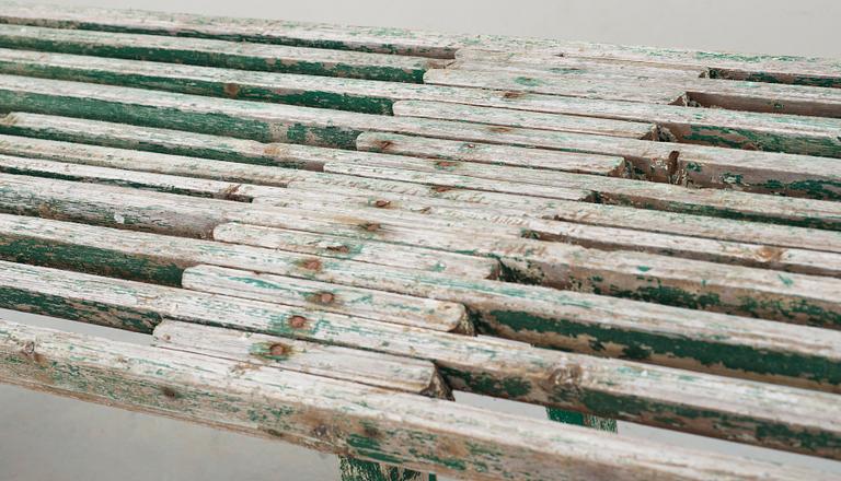 TRÄDGÅRDSBÄNK, 1900-talets första hälft.