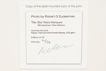 Robert Zuckerman, "Star Wars Marquee, Albuquerque, New Mexico", 1977.