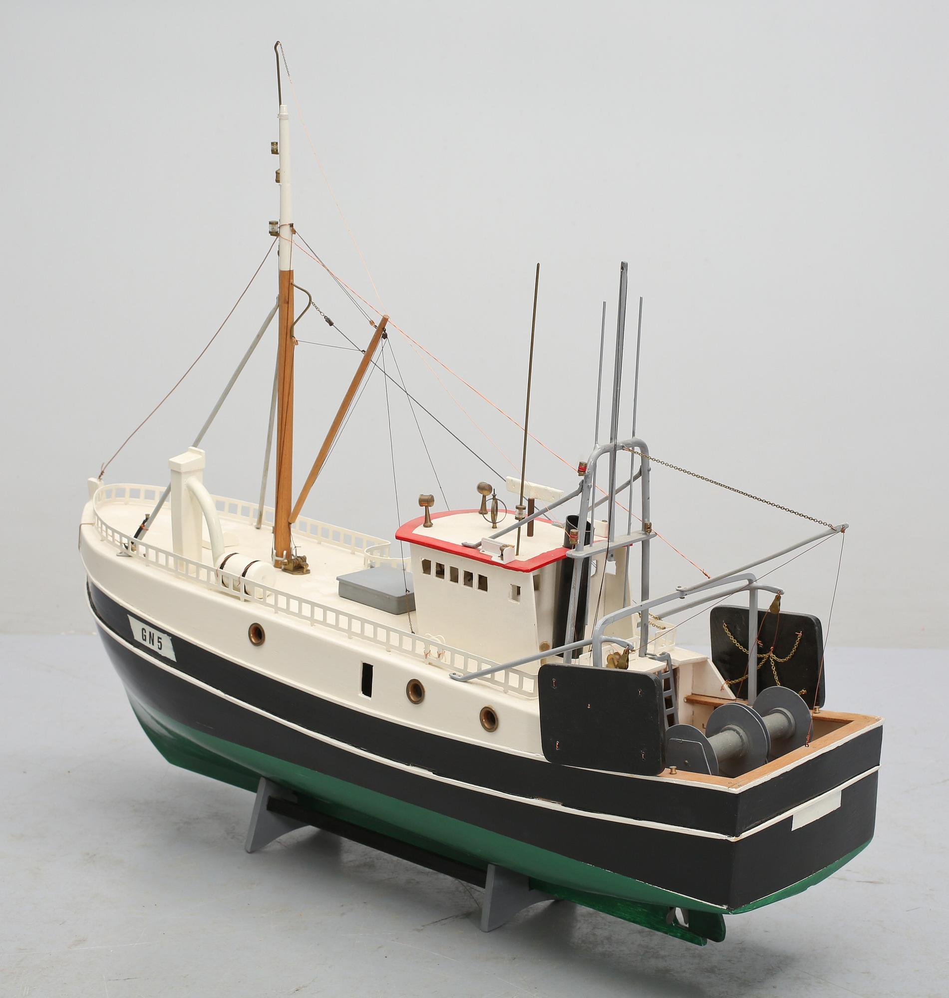 MODELLBÅT, 1900-talets andra hälft.