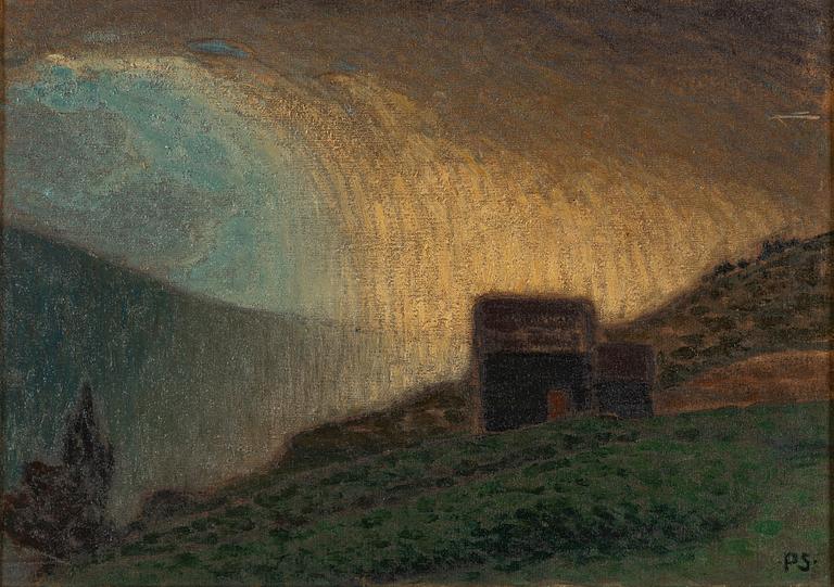 PELLE SWEDLUND, oil on canvas, signed.