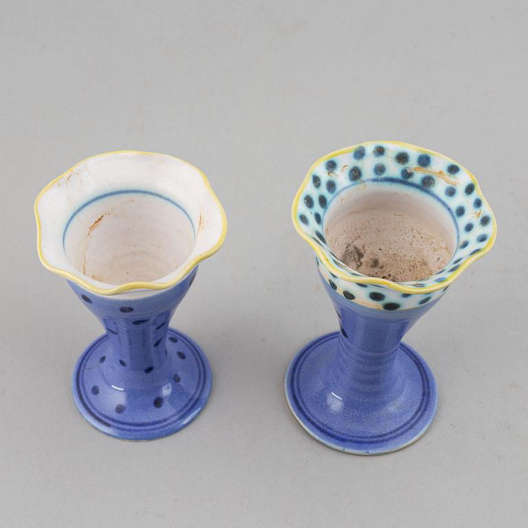 Herman Fogelin, 5 stoneware pieces, signed.