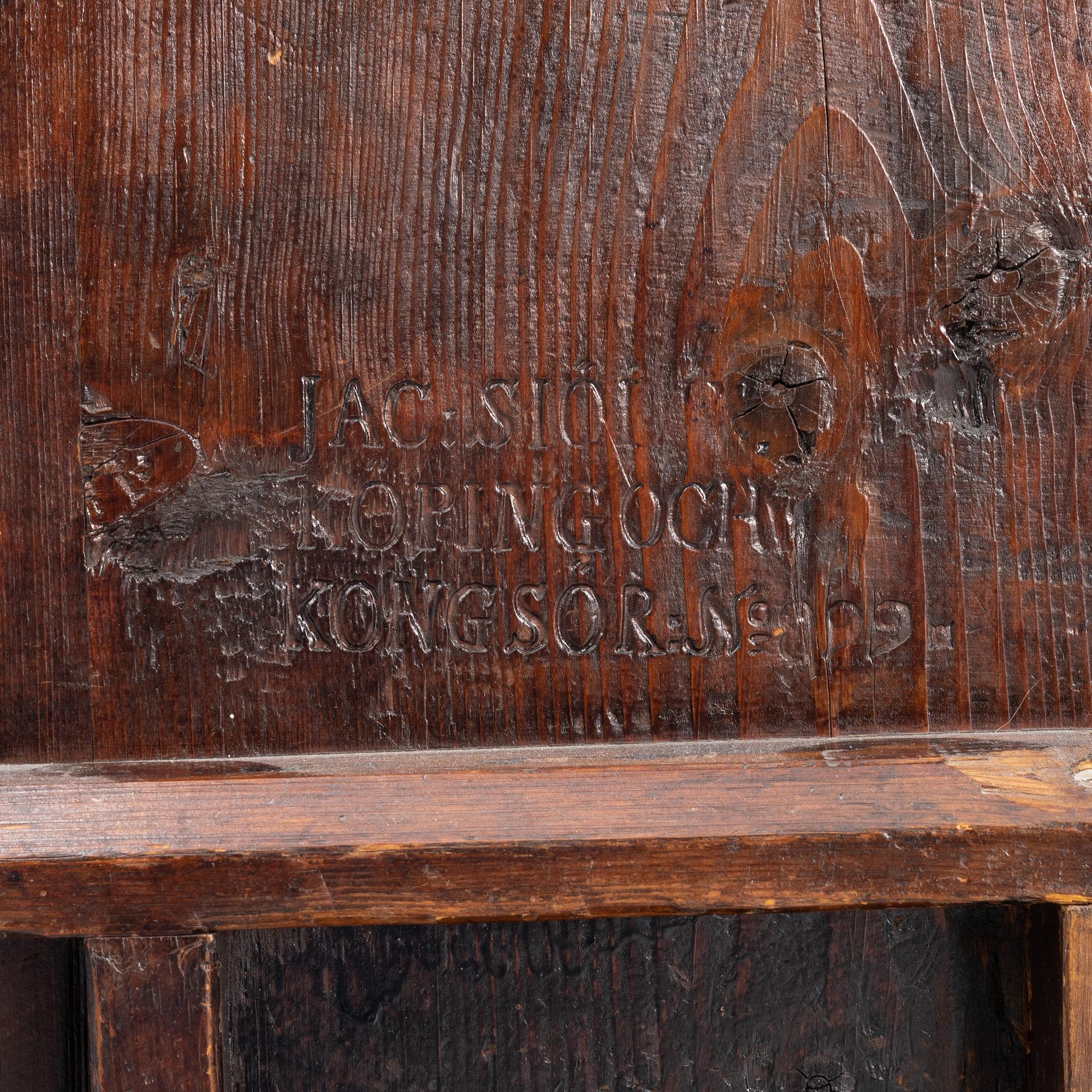 A tilt-top table by Jacob Sjölin (master in Köping and Kungsör 1767-1785).
