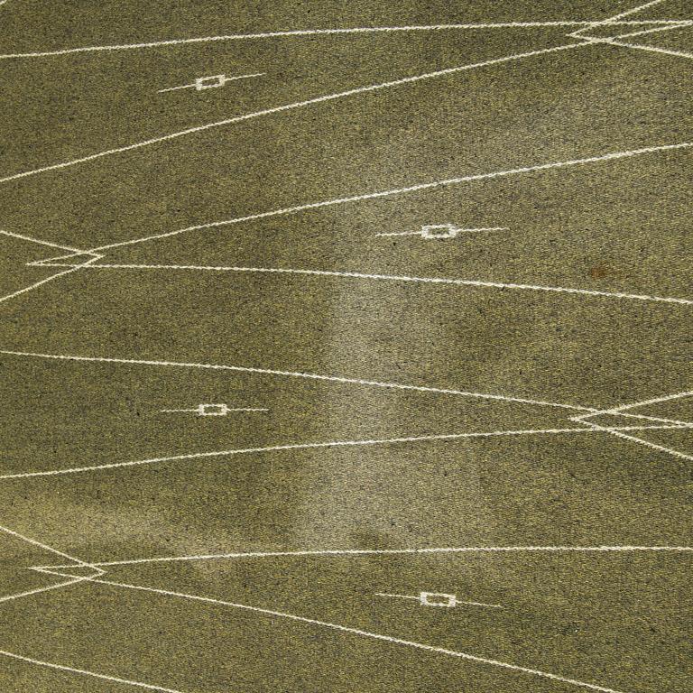 Aappo Härkönen, A 1960s flat weave rug 'Trilli' manufacturer  Mattokutomo Oy, Finland. Circa 280x165 cm.