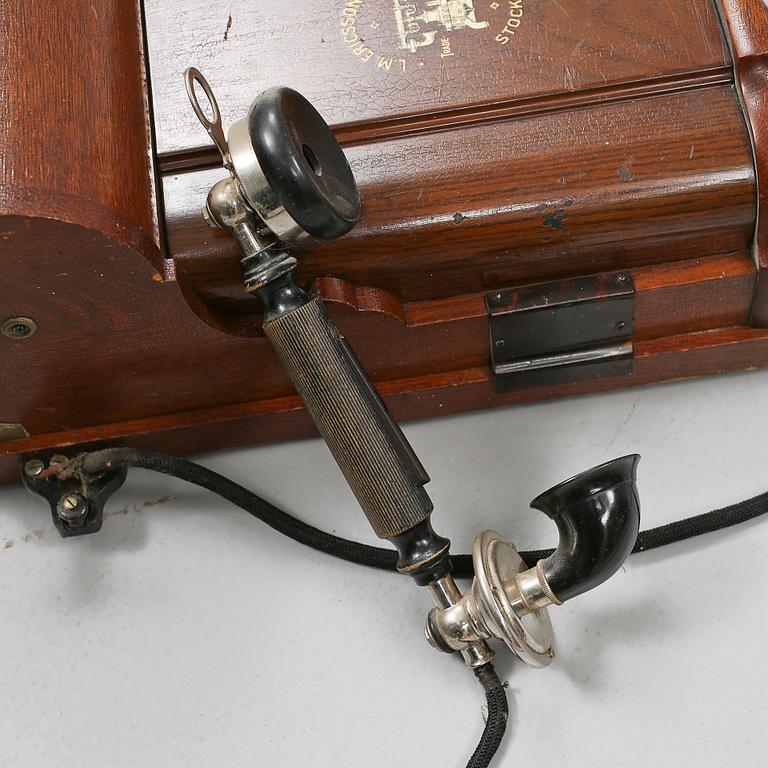 VÄGGTELEFON, LM Ericsson, Stockholm, 1900-talets första hälft.