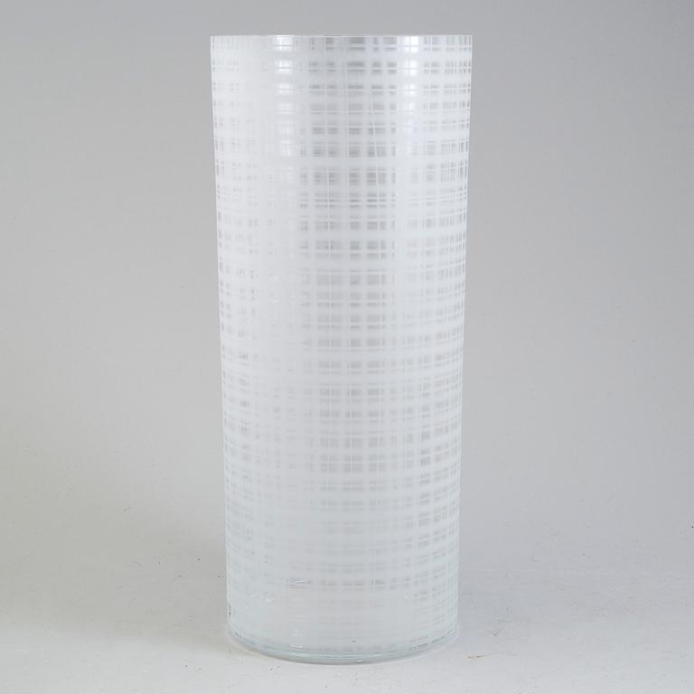 INGEGERD RÅMAN, a 'Slowfox' glass vase from Orrefors, signed.