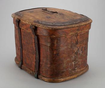 SVEPASK med FÄLLOCK, allmoge, enligt uppgift Tornedalen, 1800-tal.