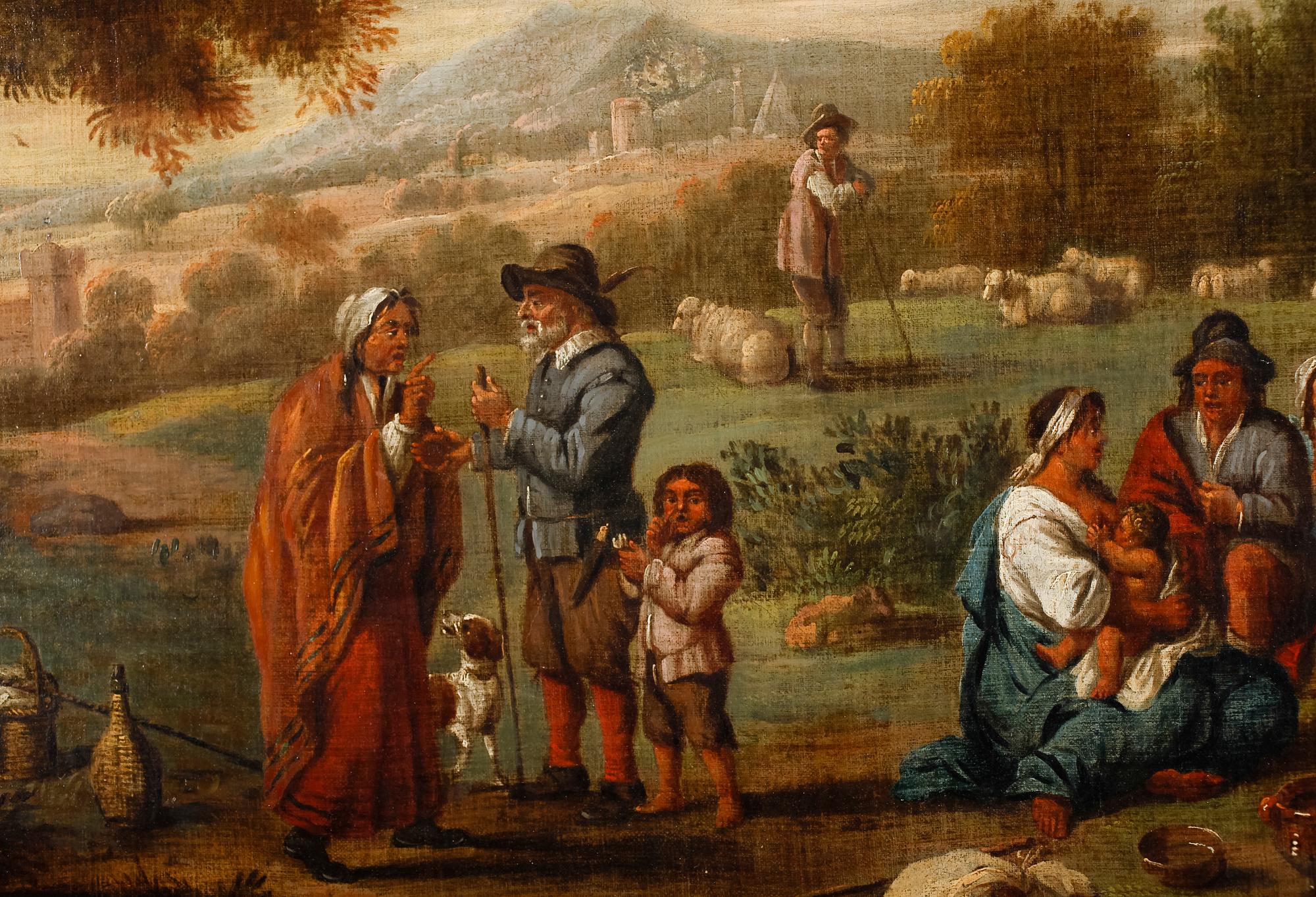 DAVID TENIERS D.Y, hans efterföljd,  olja på duk, 1600-/1700-tal.