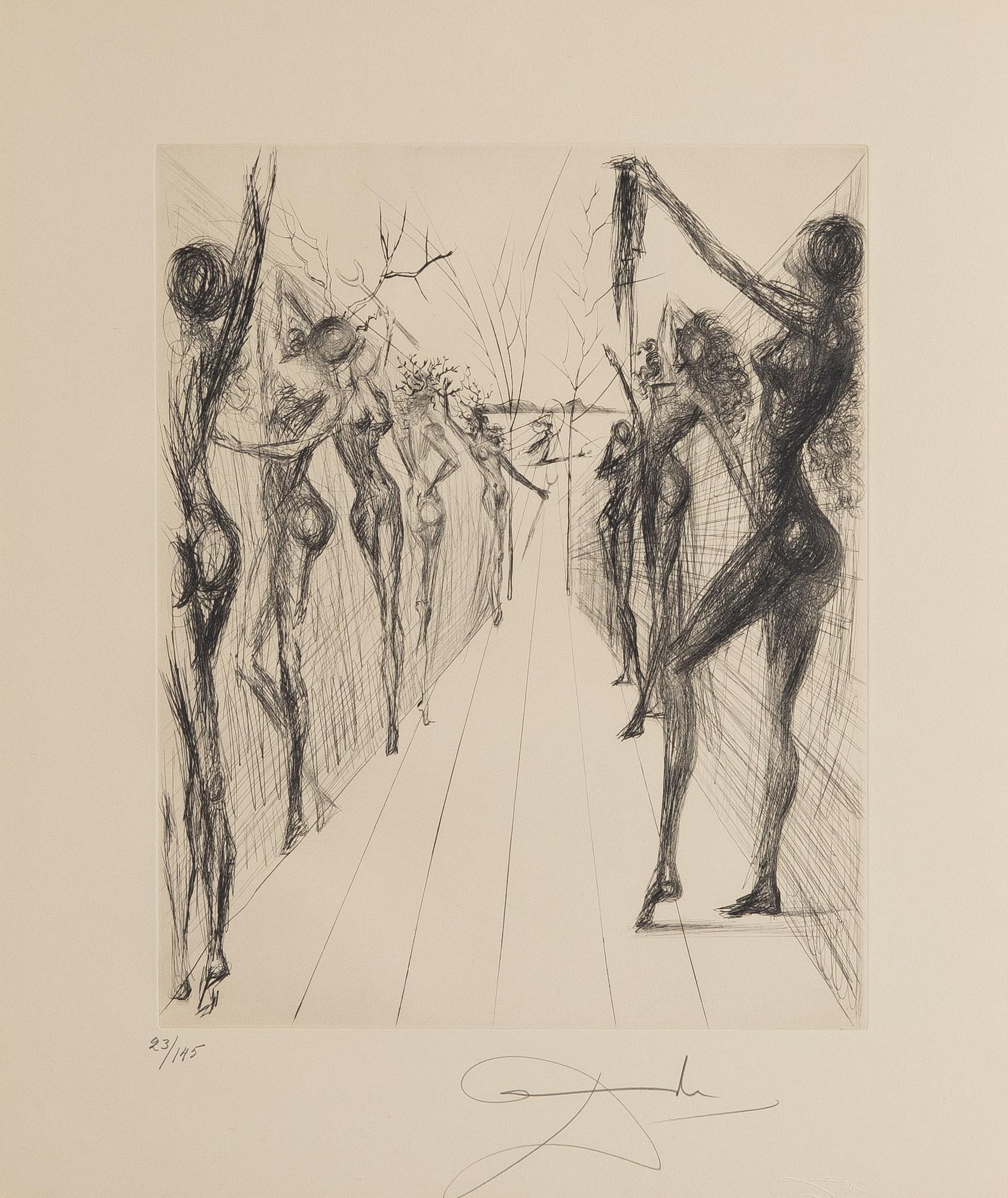 Salvador Dalí, "Corridor de Kathmandou", Ur Hippies.