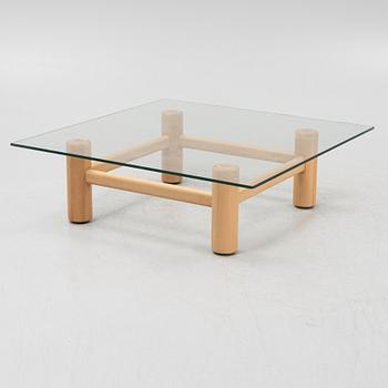 Chris Martin, a 'Boundary' glass and beech coffee table, Massproductions.