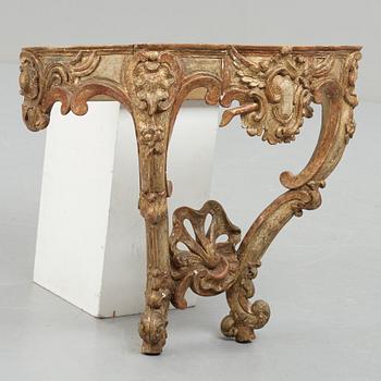 A Rococo 18th century console table.